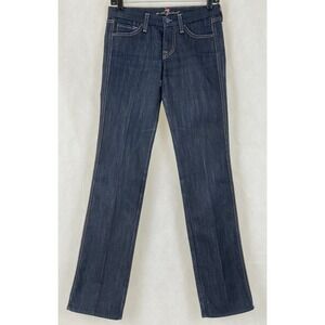 7 Seven For All Mankind Womans 25 Jeans Kate Ankle Dark Wash Stretch USA Made